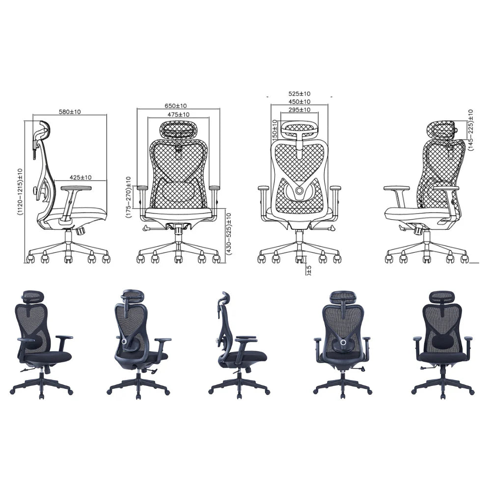 KH-518 Koko High Back Ergonomic Office Chair