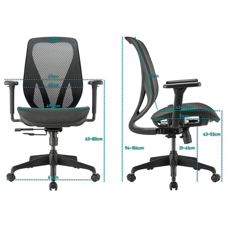 irocks T16 透氣全網布人體工學辦公椅