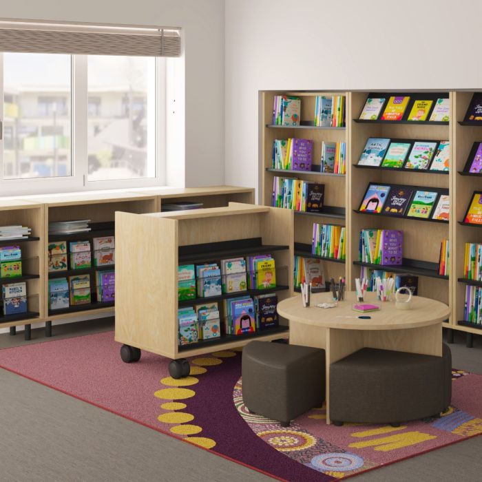 KV002 Studia Library Mobile Cabinet|Multi-purpose Liabrary Classroom Cabinet