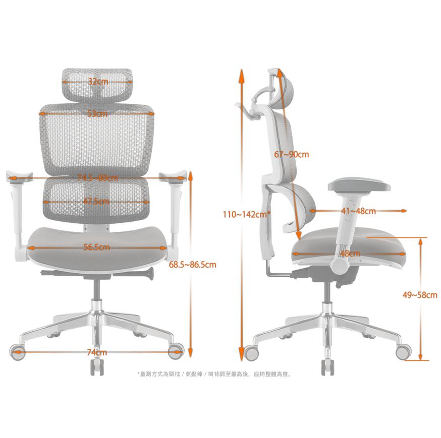 irocks T07 NEO 布藝人體工學辦公椅電腦椅