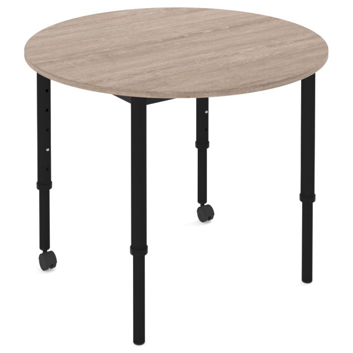 KS054 Crew Round Height Adjustable School Desk