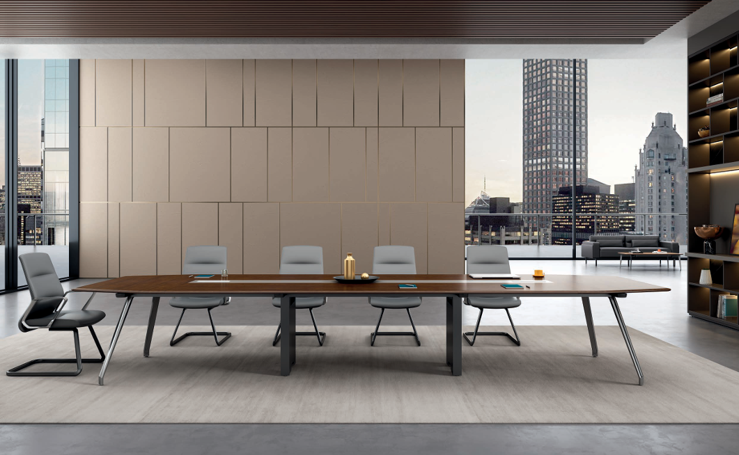 KA24 Gaddi Executive Desk with Storage Side Cabinets