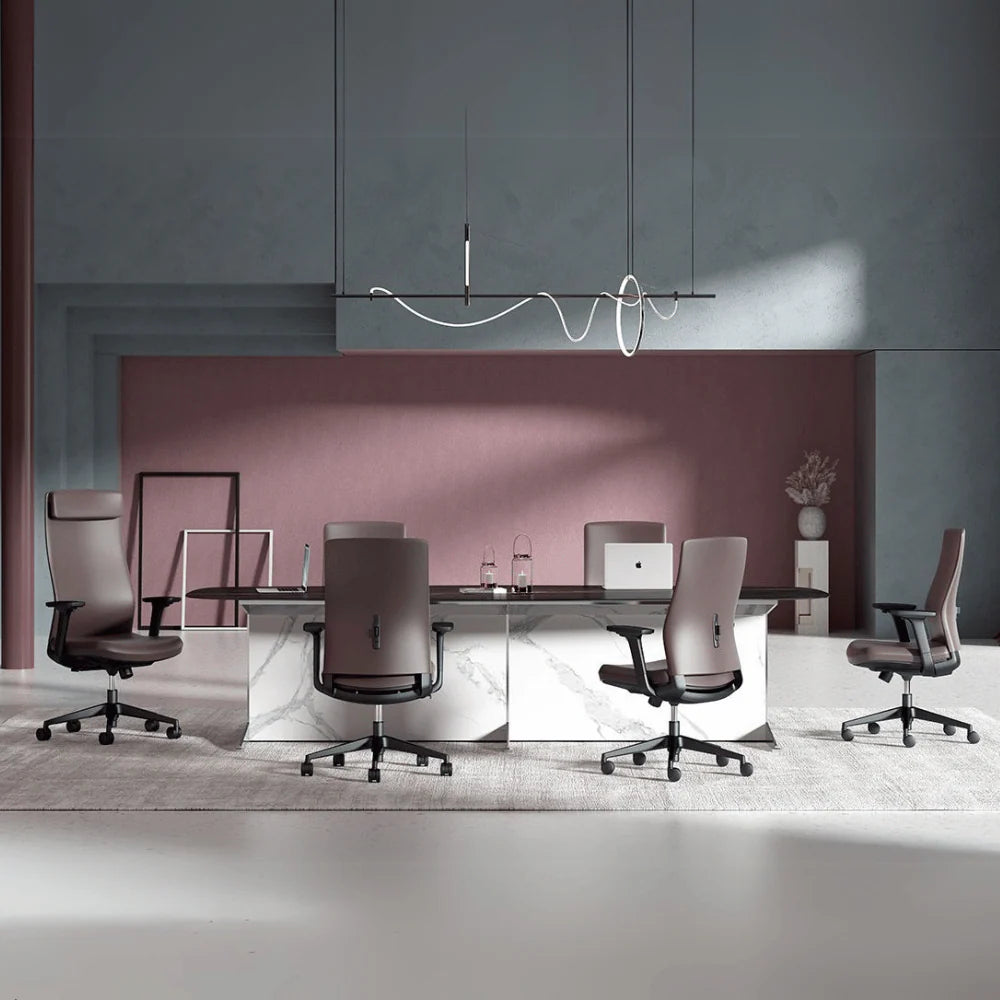 KHB007-L Ergo 中背皮革人體工學大班椅