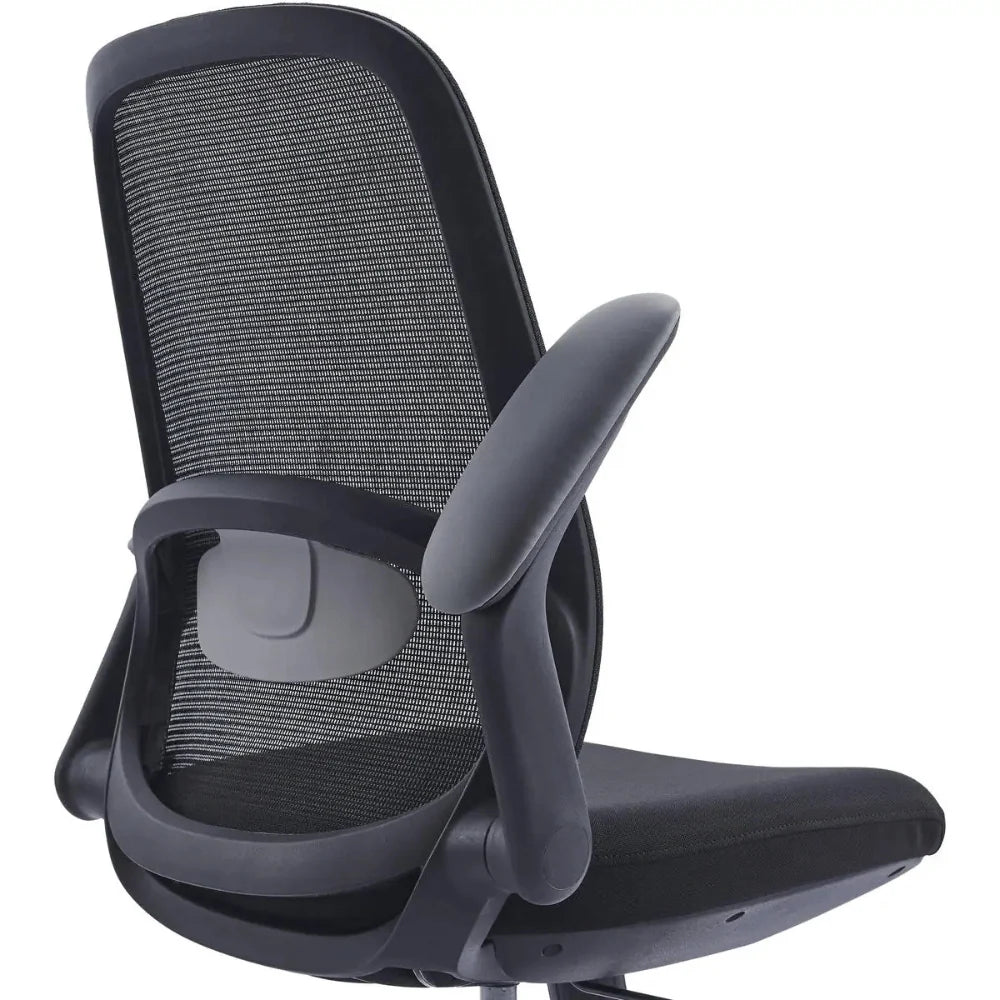 KH-002 L Fly Middle Back Folding Armrests-Ergonomic Office Chair