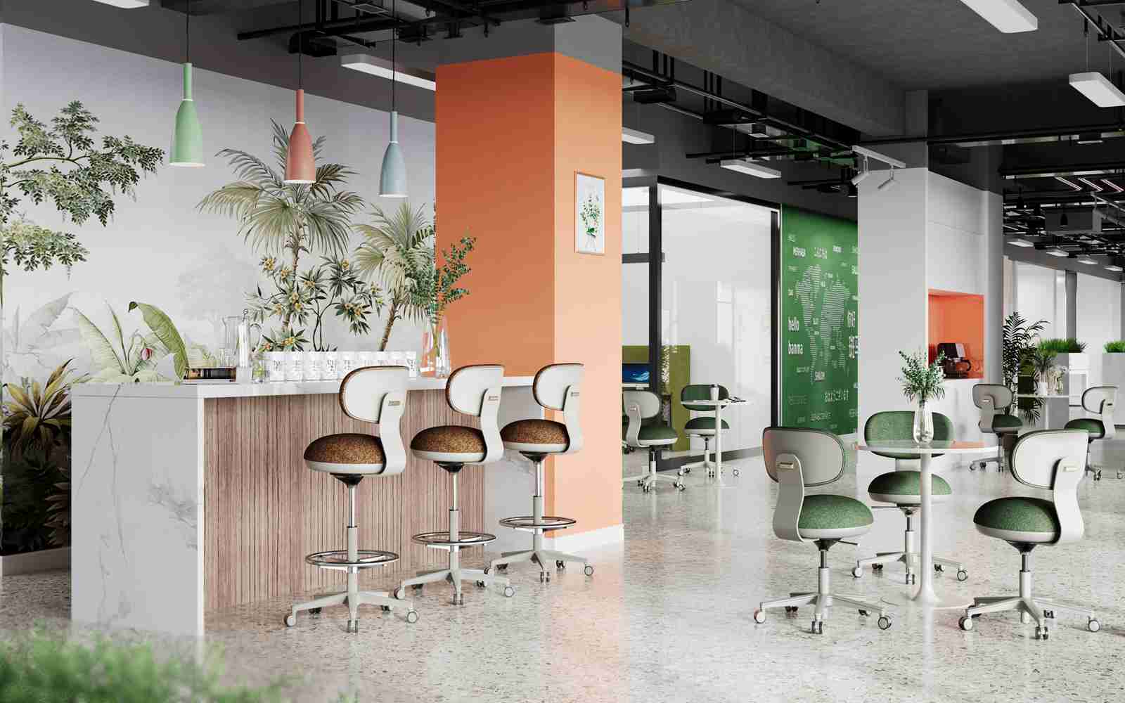 KT-KA Meeting Mesh Armless Meeting Chair