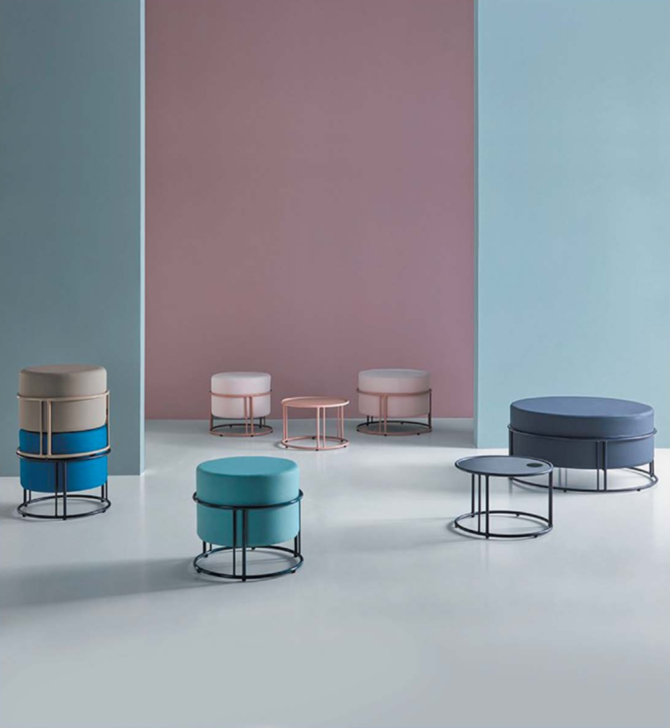 KSY082-OU Nanna 可堆疊圓桶形坐墩櫈