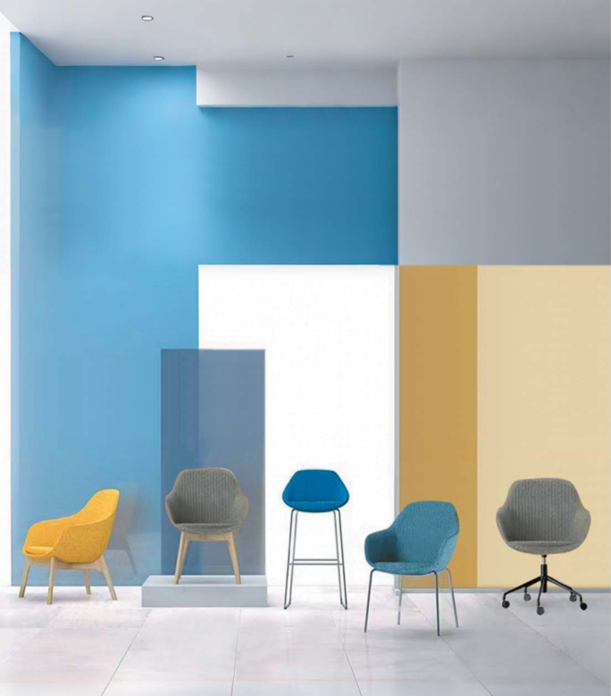 KSY064 OU Abbra 辦公室布藝休閒椅