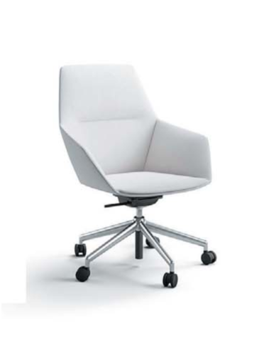 KSY087-OU Tregua 時尚皮革旋轉洽談會客椅