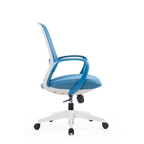 KH533D Waldo High-Resilience Thick-Cushioned Mesh Office Chair (Sky Blue) | Premium Comfort Chair