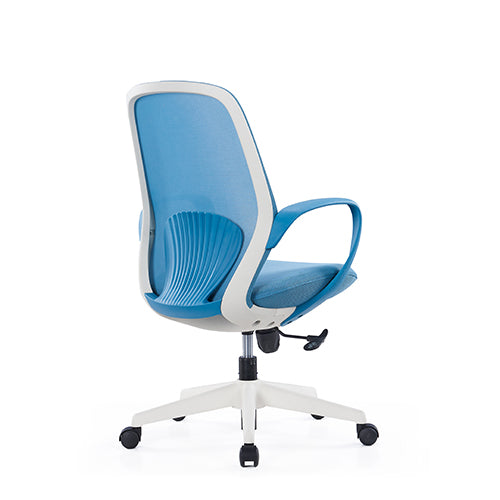 KH533D Waldo High-Resilience Thick-Cushioned Mesh Office Chair (Sky Blue) | Premium Comfort Chair