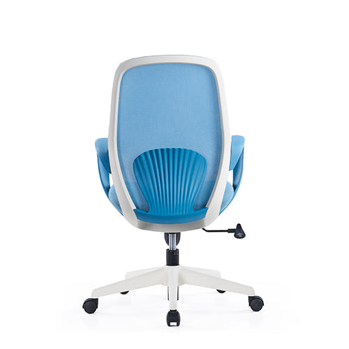 KH533D Waldo High-Resilience Thick-Cushioned Mesh Office Chair (Sky Blue) | Premium Comfort Chair