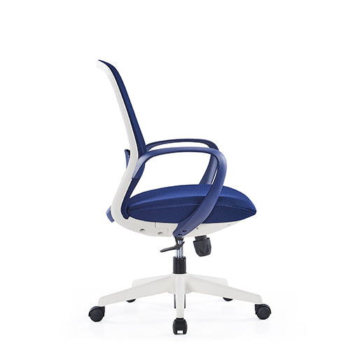 KH533C Waldo High Resilience Thick Cushion Mesh Office Chair (Blue)|Premium Comfort Chair