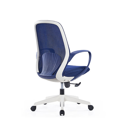 KH533C Waldo High Resilience Thick Cushion Mesh Office Chair (Blue)|Premium Comfort Chair