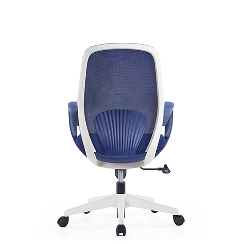 KH533C Waldo High Resilience Thick Cushion Mesh Office Chair (Blue)|Premium Comfort Chair