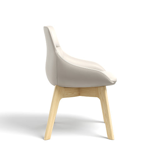KH591B Veron Cream White Lounge Chair