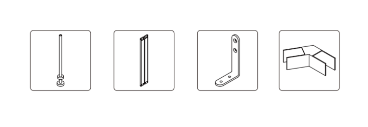 EFP-44 Filtro 工作位落地屏風