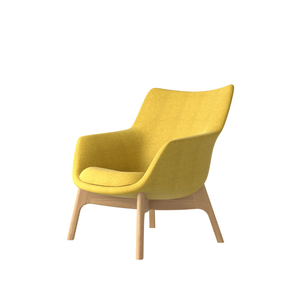 KST056 Daybed Mid-Back Fabric Lounge Chair