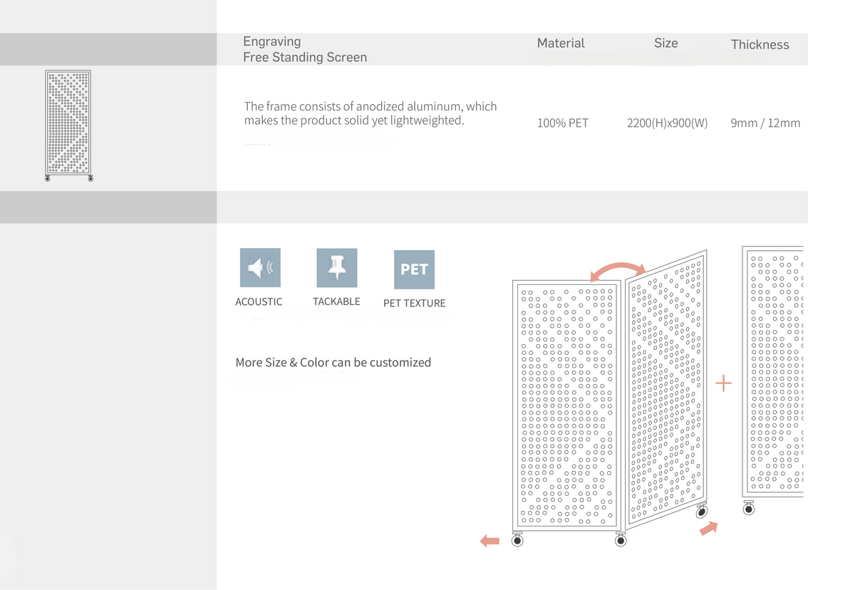 EFP-22 Anti Carved screen panel