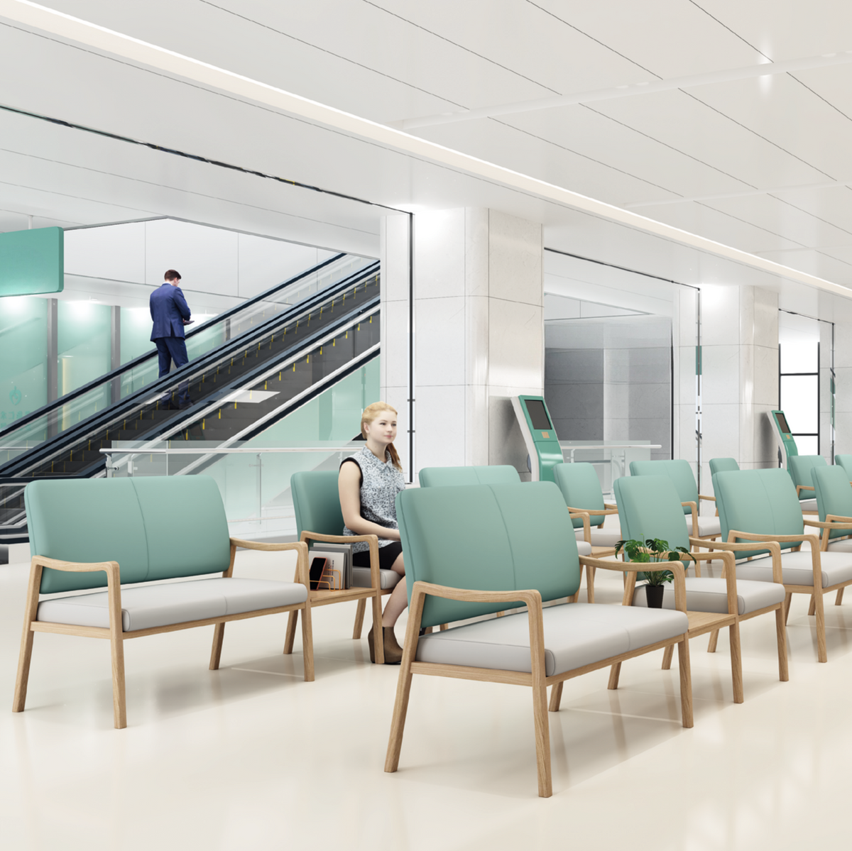 JT34057 醫院候診椅|Hospital Waiting Chair Hong Kong|KLT