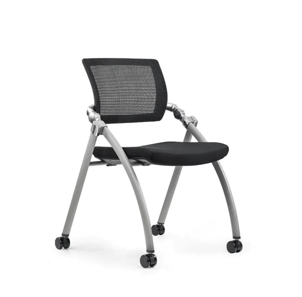 KEM046A Logica 可疊放滑輪培訓椅