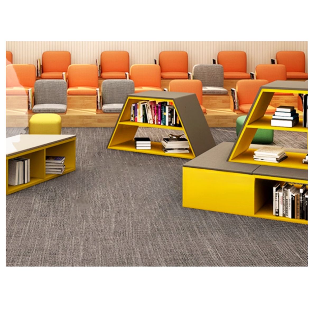KAD105 Classe library combination low bookshelf