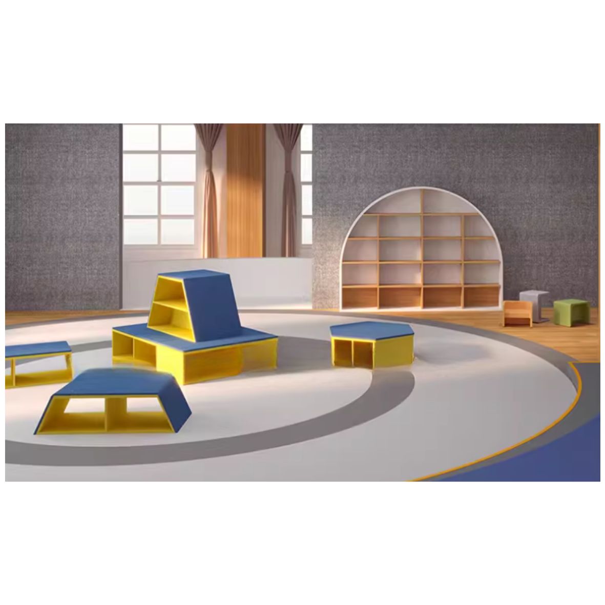 KAD105 Classe library combination low bookshelf