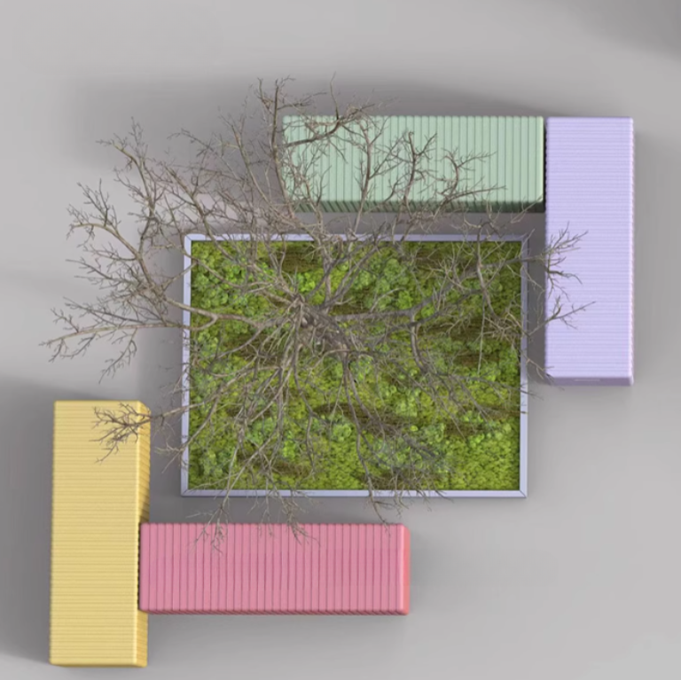 KAD11 Genio Plastic Bench|Plastic Bench