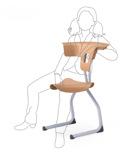 KAD13 Studio Bow-Leg Saddle Stool