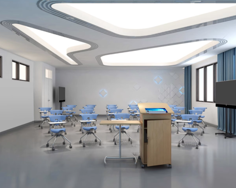 KAD17 Conf Chair with Pulley Writing Tablet and Saddle