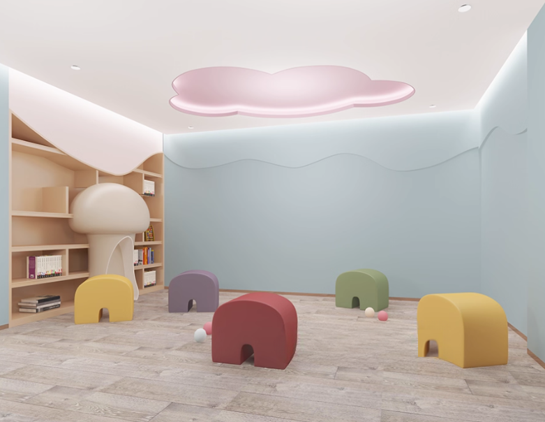 KAD7 Facile Rainbow Ben Ben Stool