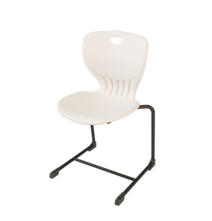 KEM081 Stackable Plastic Bow-Shaped Leg Training Chair