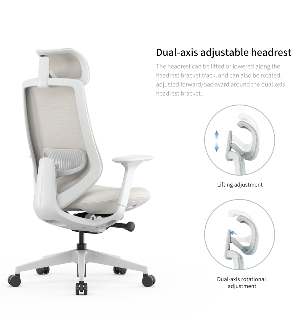 KESP3-001A Sparta High Back Ergonomic Office Chair