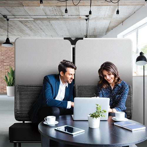 KH236 Striped Partition Bookshelf + Screen