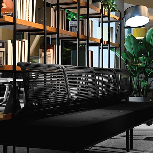 KH236 Striped Partition Bookshelf + Screen