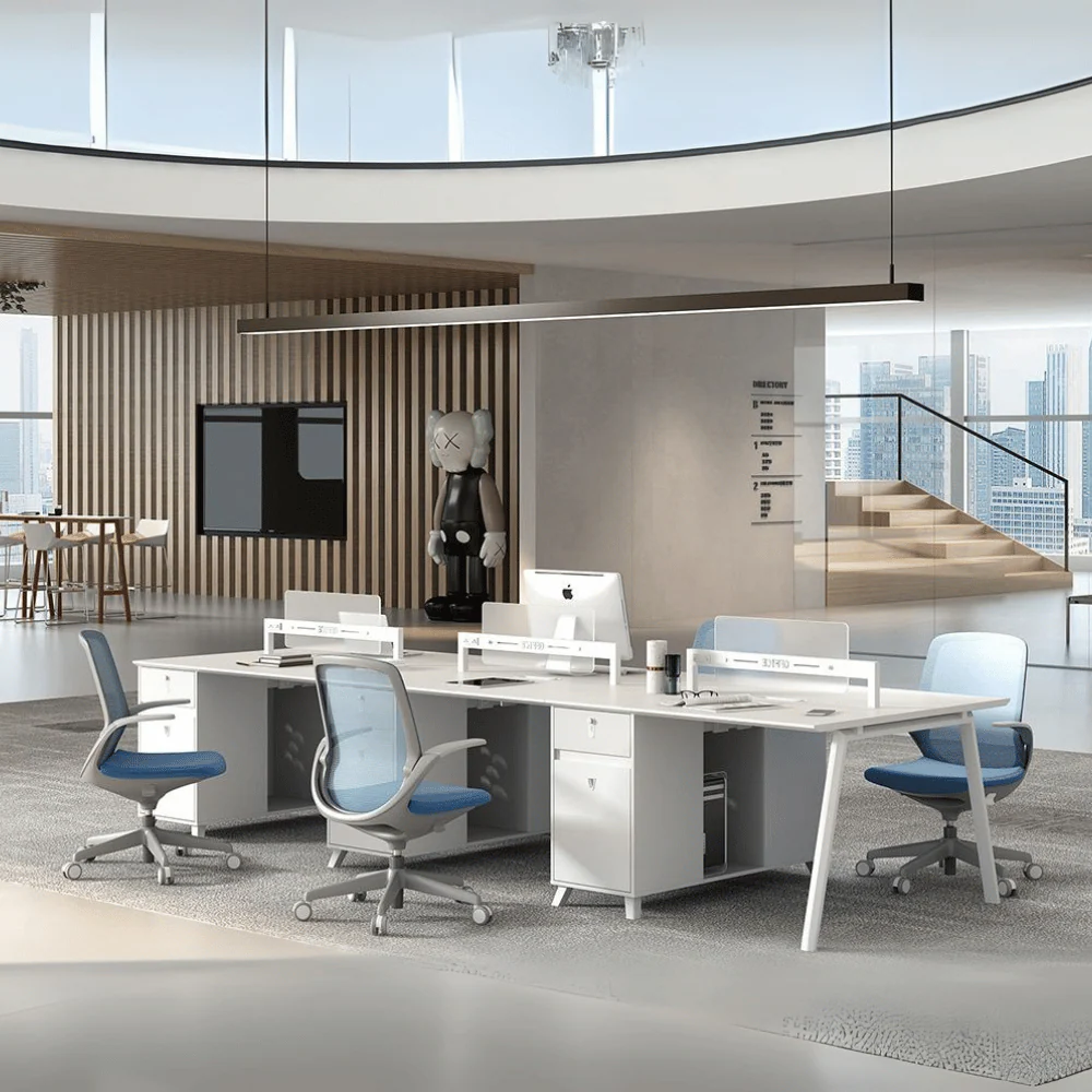 KH006L Curve Mid-Back Simple Office Chair