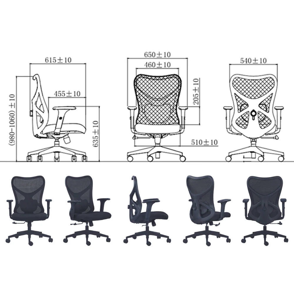 KH005-L Popp 中背人體工學辦公椅