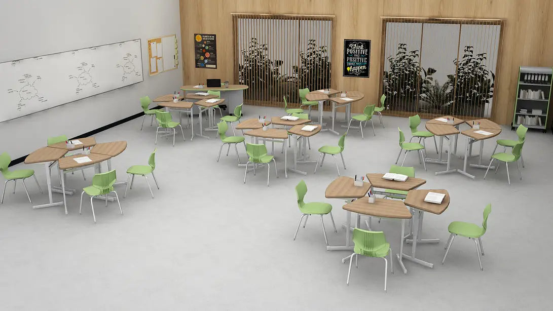 KS049 Arc Desk School Multimedia Classroom Desk