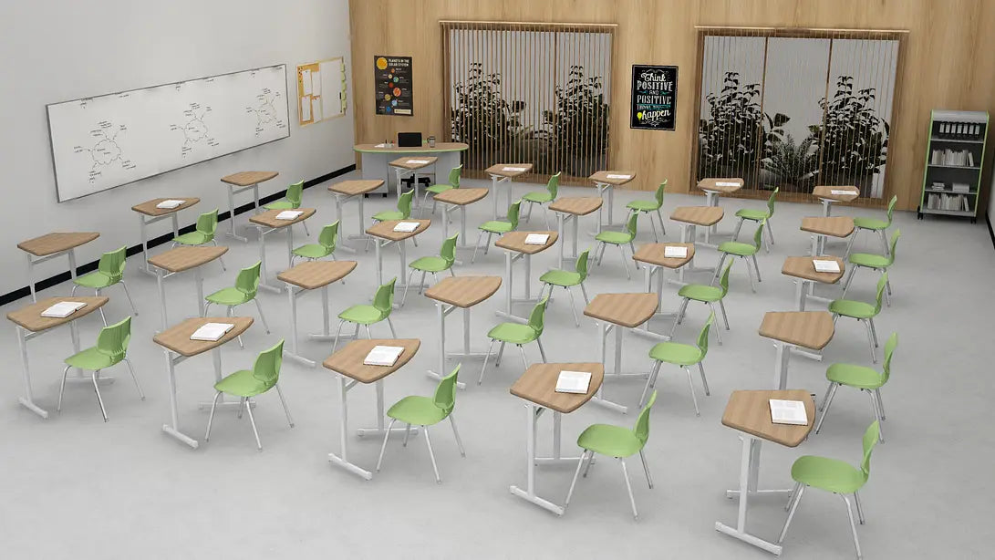 KS049 Arc Desk School Multimedia Classroom Desk