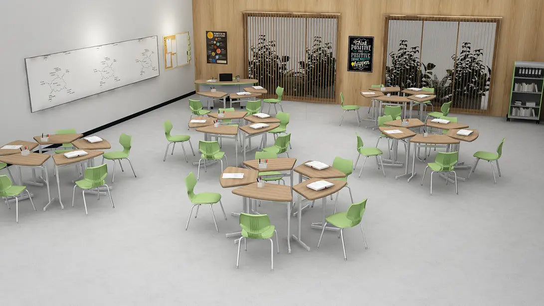 KS049 Arc Desk School Multimedia Classroom Desk