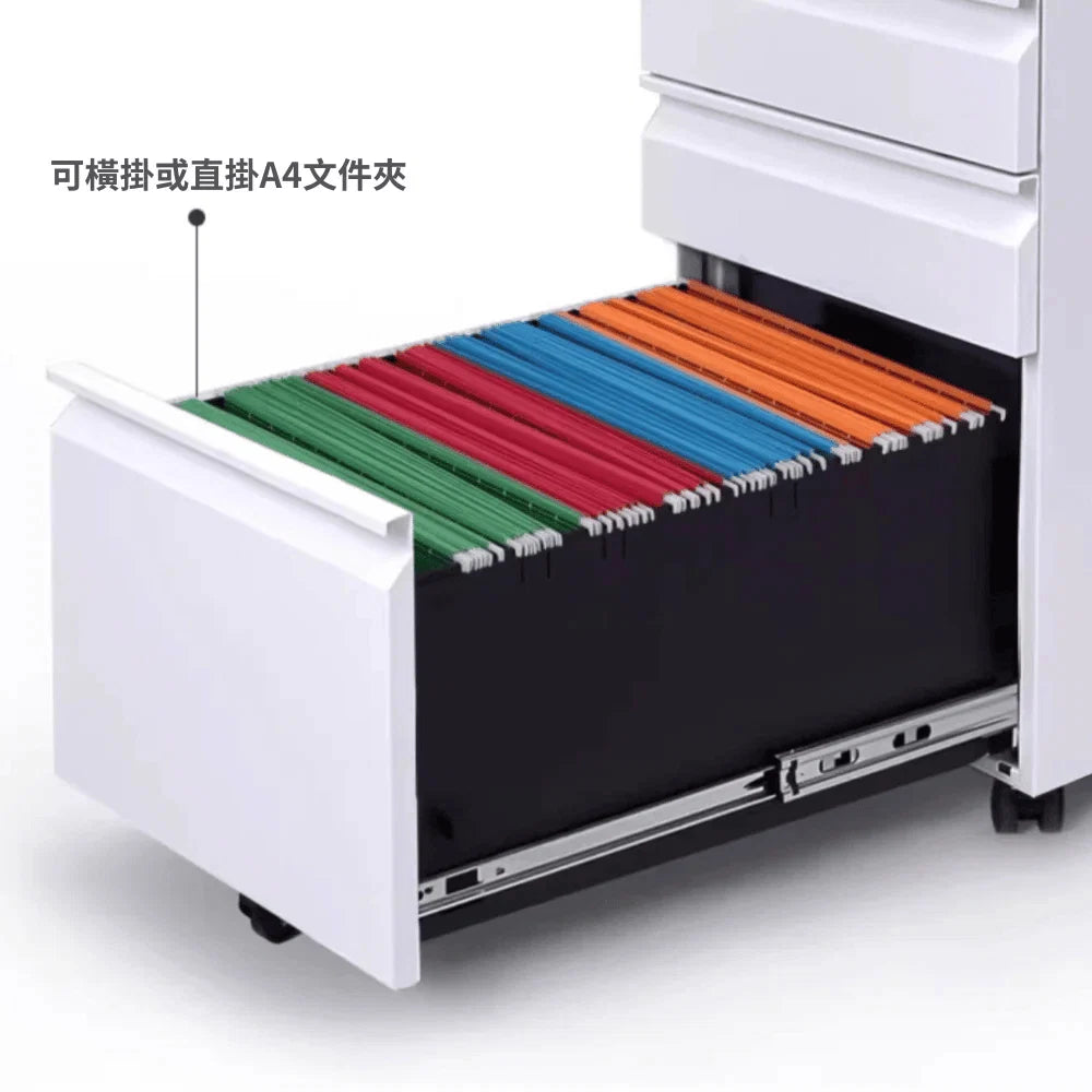 KM15 Mate 三抽屜捲門鋼製移動側櫃