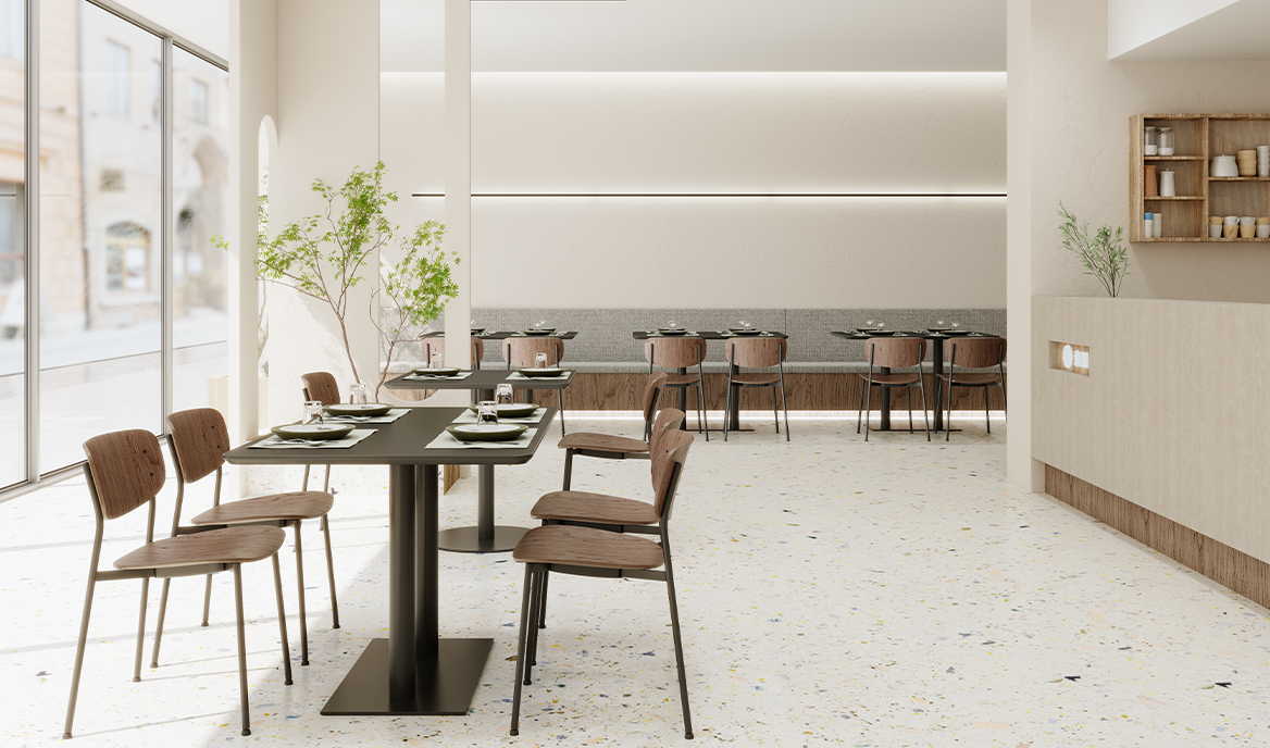 KPT20SC Axton 雙柱長方形餐檯