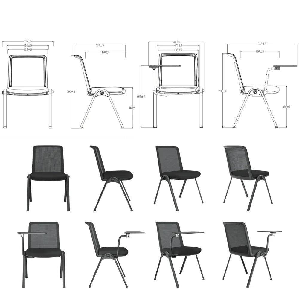 Kgor-B Stella Vertical Stacking Training Chair with Writing Board