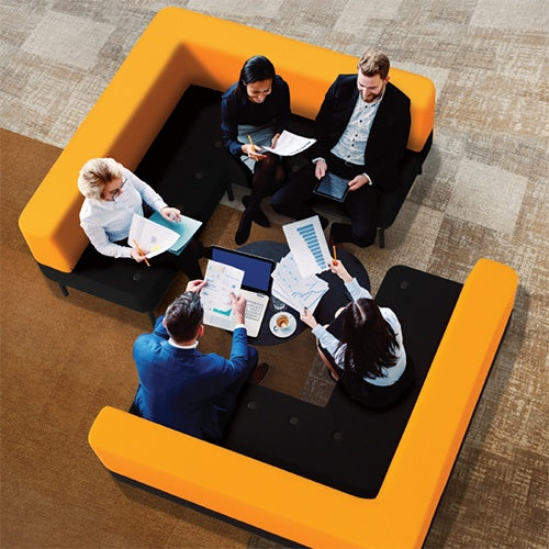 KH-DianZiLe L-shaped sofa workstation