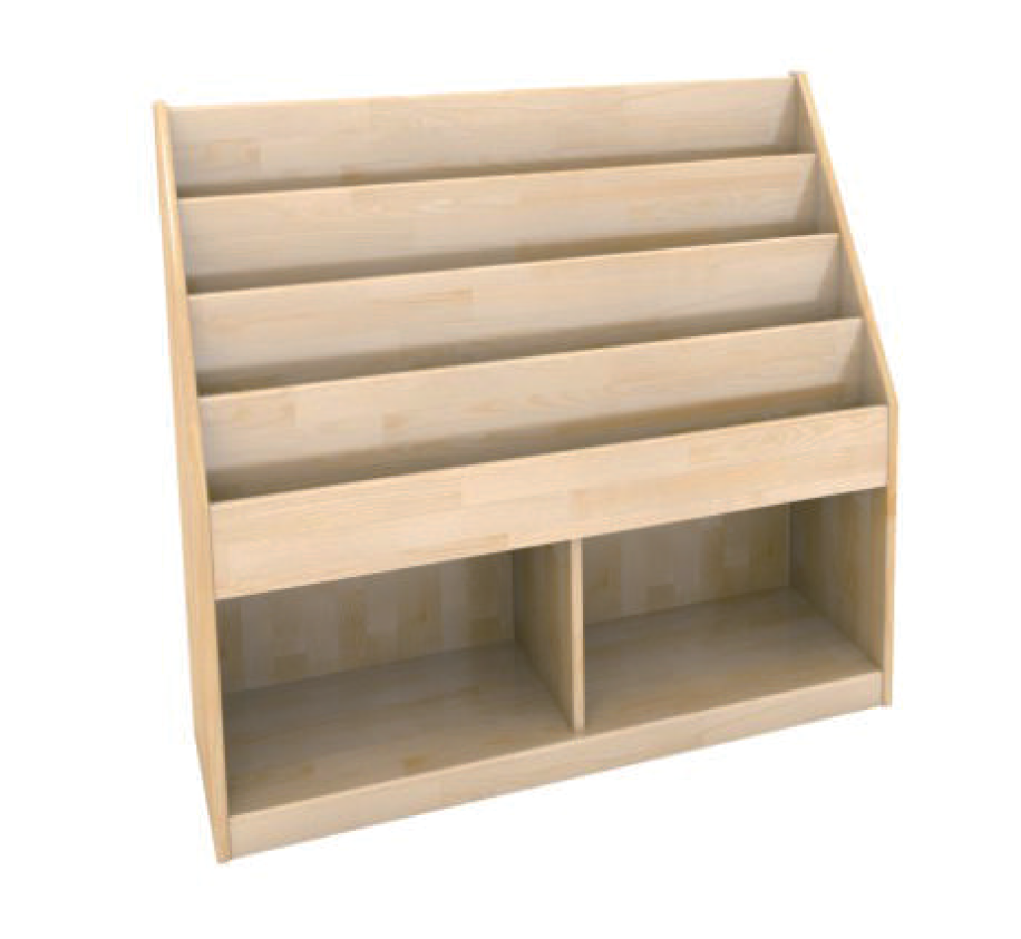 KJZX24-020 Open wooden bookcase