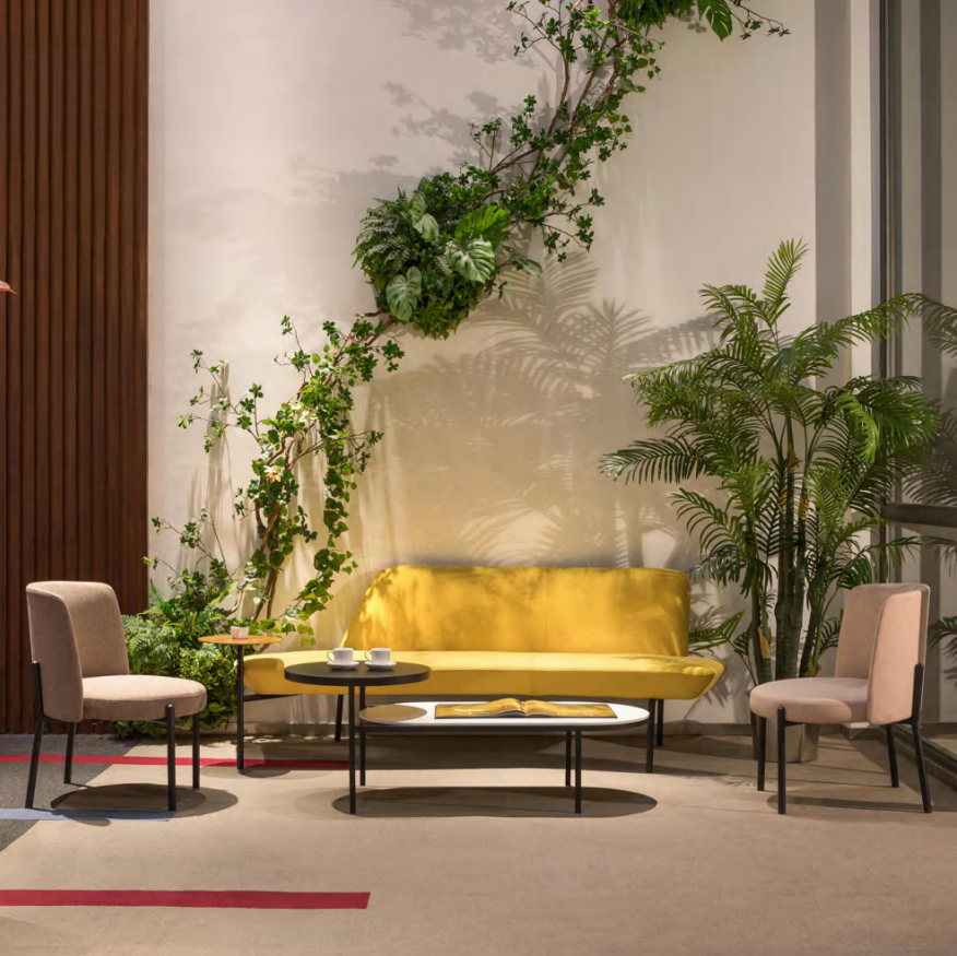 HQ28008 布藝商用沙發|Fabric Commercial Sofa