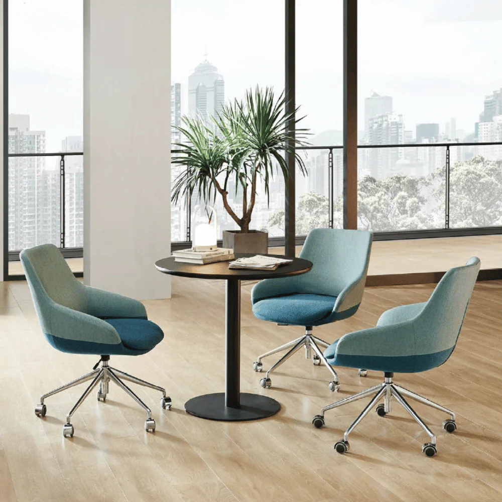 ST110 Seat Office Fabric Armrest Leisure Chair