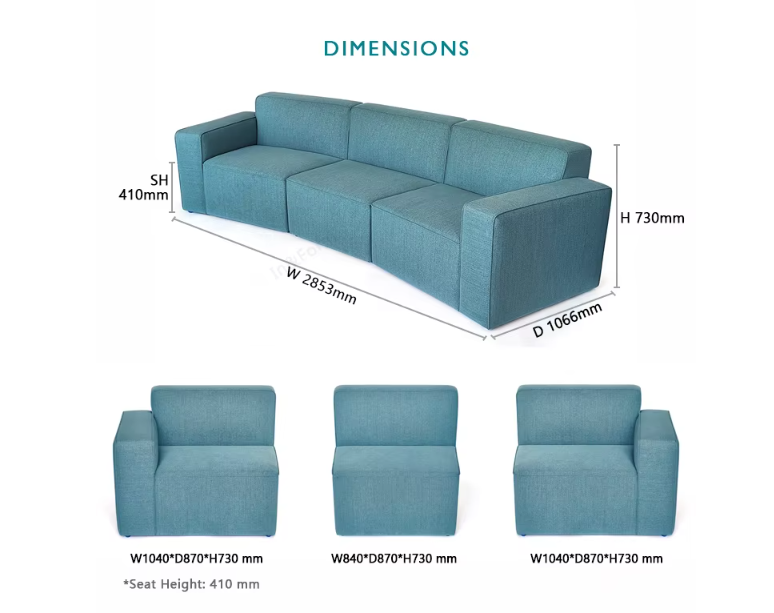 T130 Sala Lounge Modular Sofa Set