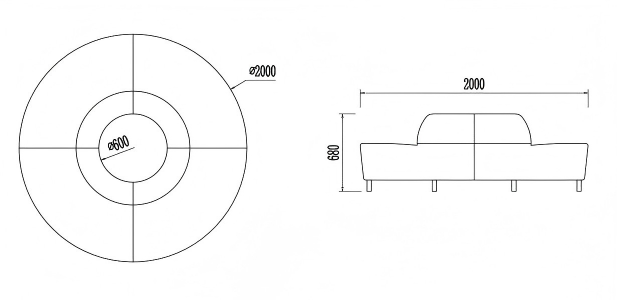 ST160 Steel Public Area Modular Sofa