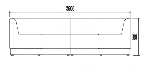 ST168 Grande U-shaped Modular Sofa