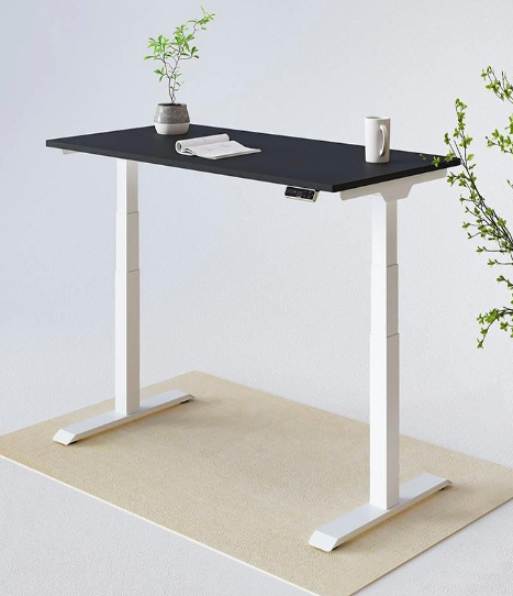 PROM STANDING DESK-White_Black (E7-03B)